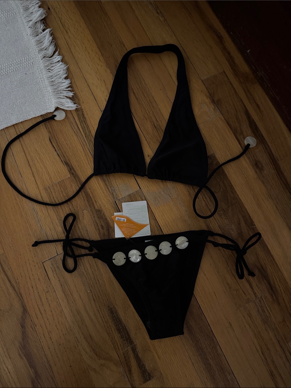 Shell bikini set with coverup